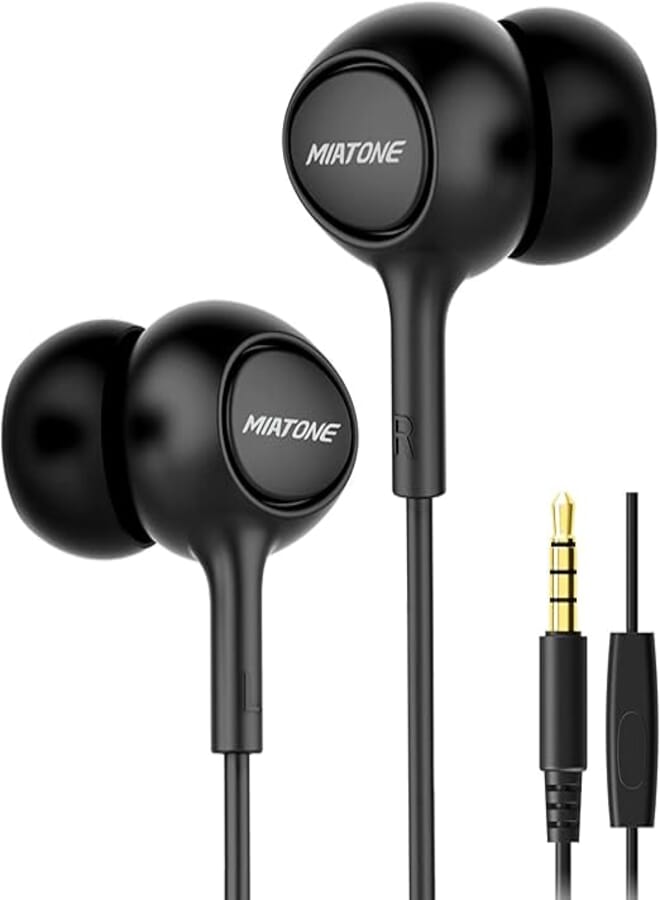 miatone Miatone Earbuds Wired in-ear Earbuds With Microphone Z694FF3D12E071DB0509AZ
